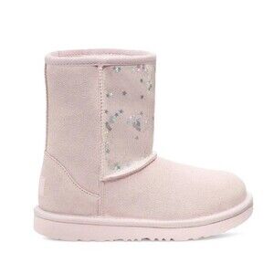 Toddler UGG Kids Classic II Clear Glitter Size 6